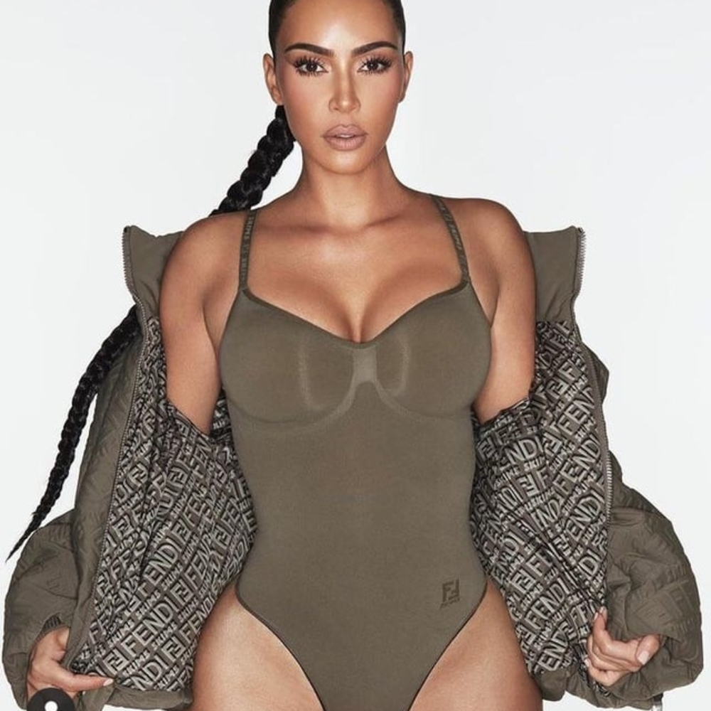 FENDI X SKIMS Nude Bodysuit